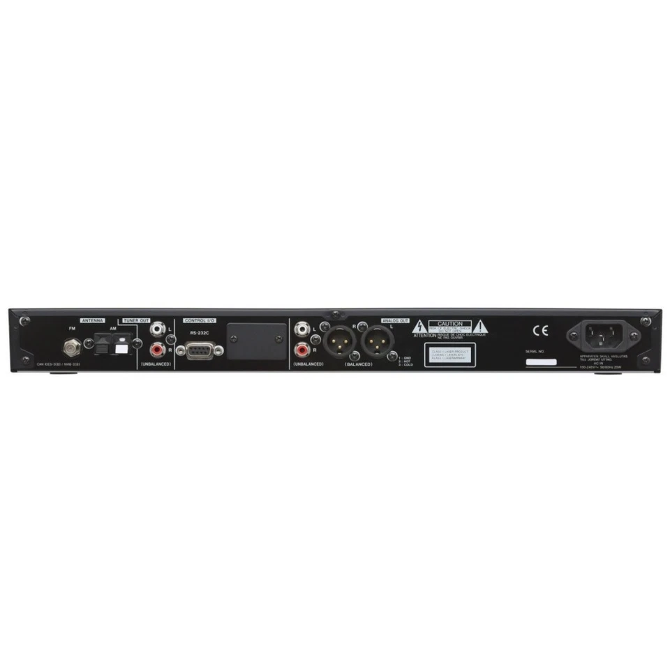 TASCAM CD-400U Rackmount CD/SD/USB/Bluetooth/AM-FM Digital Player / Recorder - Image 3 of 4