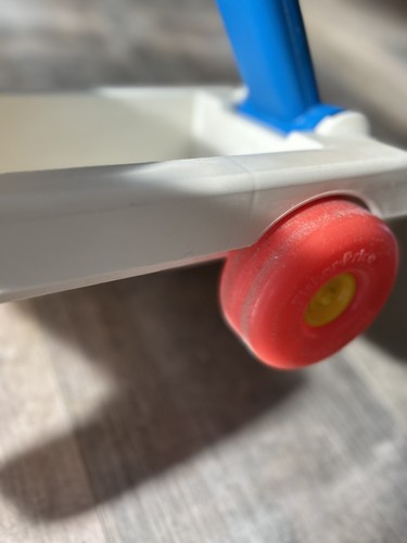 Vintage 90's Fisher Price Creative Coaster Ride On Toy Convertible Pull Wagon - Picture 9 of 12
