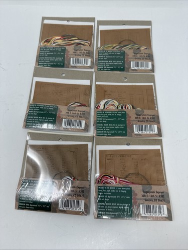 New Cross Stitch Christmas Ornament Kits Lot of 6 Wizzers Crafts Sealed - Picture 2 of 2