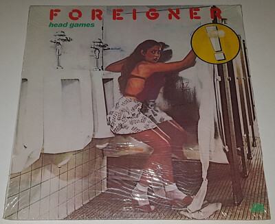 VINYL LP FOREIGNER ''HEAD GAMES'' ORIGINALVERSIEGELT-FACTORY SEALED! GERMANY 1979