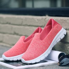 Women's Slip On Shoes Casual Mesh Walking Sneakers Comfortable Loafers Flats