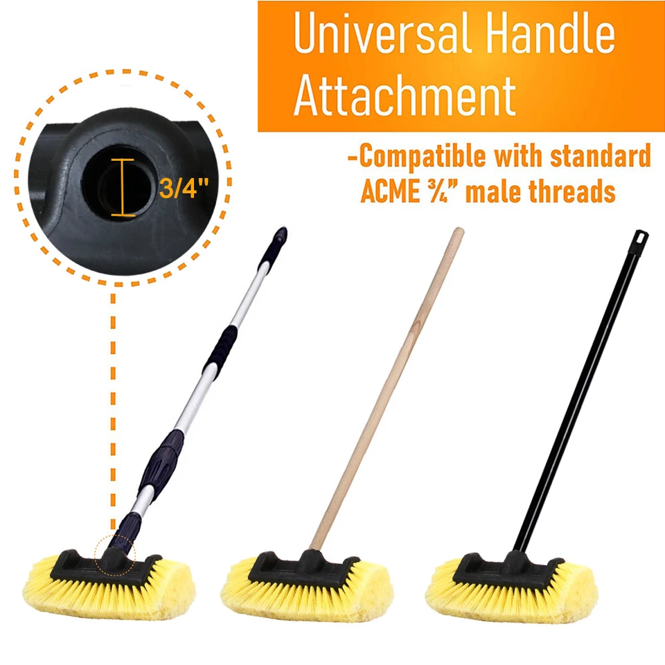 Головка щетки для автомойки Carcarez супермягкая высокопрочная щетина чистая для внедорожника грузовика - Изображение 2 из 4