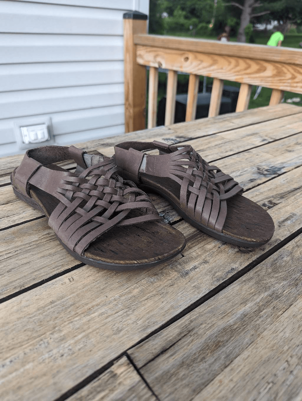 Merrell District Mahana sandali donna taglia 8 marroni incrociati cinturino caviglia