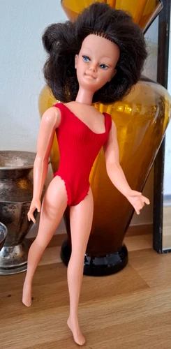 Vintage Barbie Clone _ orig. Willy Wildebras SCHWABINCHEN doll brunette _ VHTF