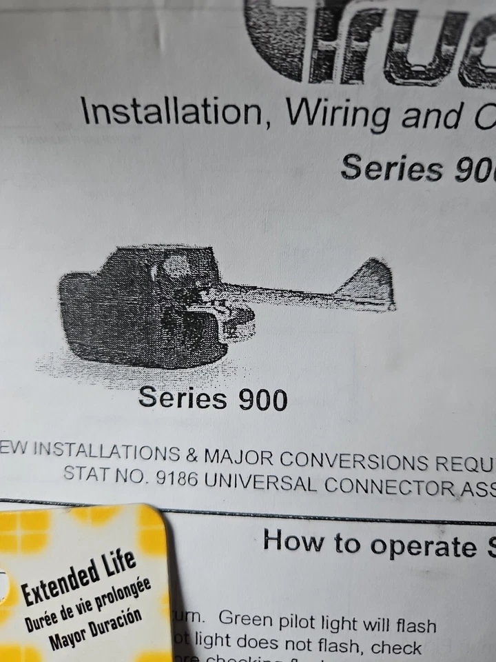 NAPA 7 Wire Turn Signal Switch Series 900 Black NOS BS - Image 3 of 4