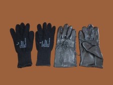 U.S MILITARY STYLE D-3A LEATHER GLOVES COLD WEATHER SIZE 5 LARGE W/LINER