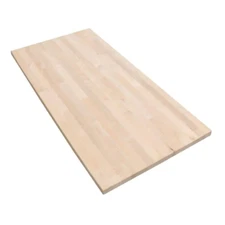 Unfinished Birch Butcher Block Countertop in Solid Wood 4 Ft X 30" X 1.5"