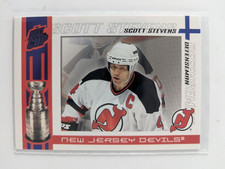2003-04 Pacific Quest For The Cup Blue #65 Scott Stevens /150