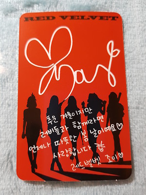 Red Velvet 2nd Album Repackage Bad Boy Joy Type-B Photo Card K-POP