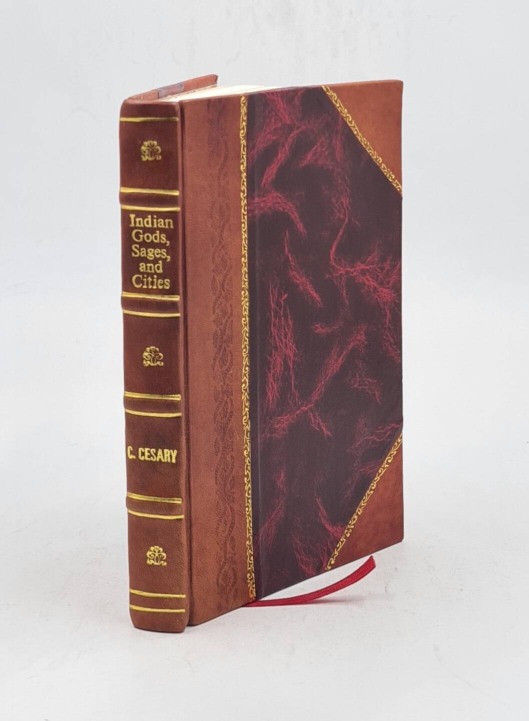 Indian Gods Sages And Cities 1881 By Cesary,Rev C. [Leather Bound]