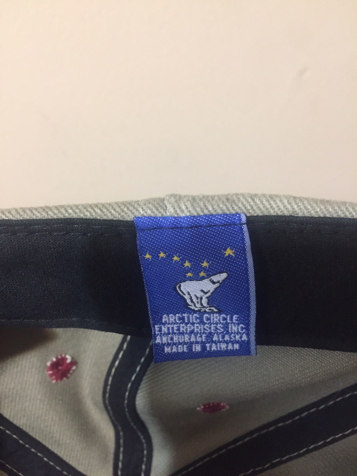 Arctic Circle Adjustable Hat  Alaska Embroidered Eagle Cap #p33-35