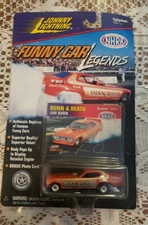 Johnny Lightning Funny Car Legends 1975 Dunn & Reath new in package*read*