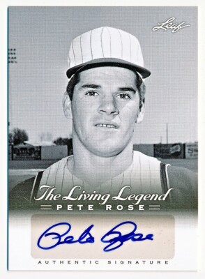 2012 Leaf Pete Rose The Living Legend Autograph Auto #AU1-AU50 - You Pick