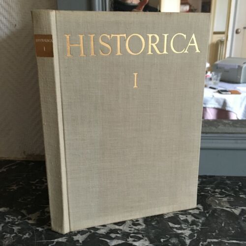 HISTORICA I les Sciences historiques en Tchécoslovaquie recueil de travaux 1959 - Photo 1/7