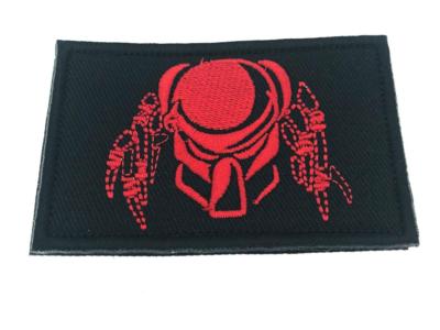 Predator Mask Red Embroidered Airsoft Paintball Cosplay Patch | eBay UK