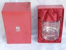 Cristallerie Zwiesel crystal Whisky glass  with etched   EDZELL CASTLE Boxed
