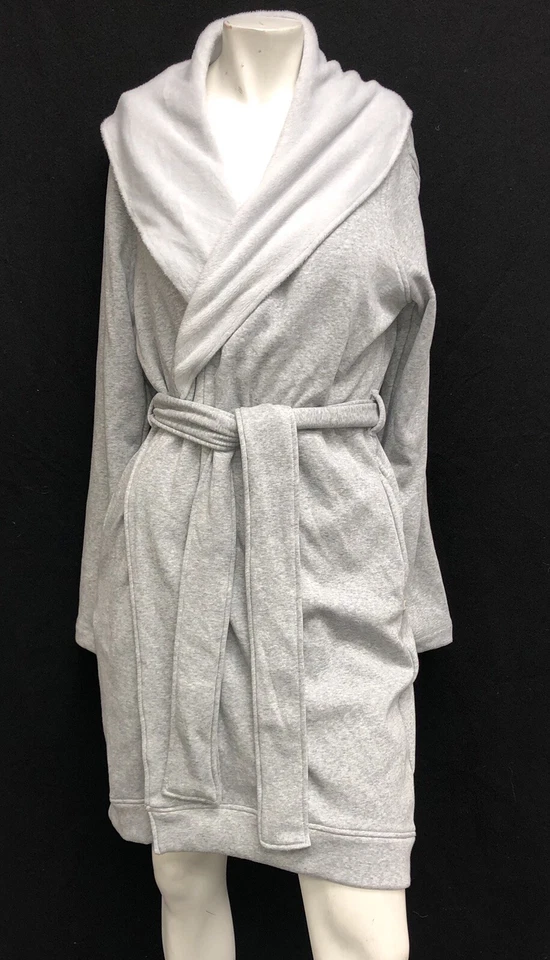 UGG Australia Bata Blanca Mantón Cuello Mujer Spa Sello Alto-Bajo Gris Jaspeado Foto 2 de 4
