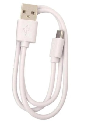 1.5ft Micro USB 2.0 Cable White Type A Male to  Micro B Male   WC-10U2-03101.5WH