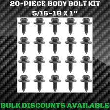 1960-1987 C10 Pick Up Exterior Trim Body Panel Fender Engine Bay BODY BOLTS GM