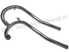 TRIUMPH 1959-62 PRE UNIT TR6C 650 HIGH LEVEL EXHAUST PIPES 70-4177/8 UK MADE