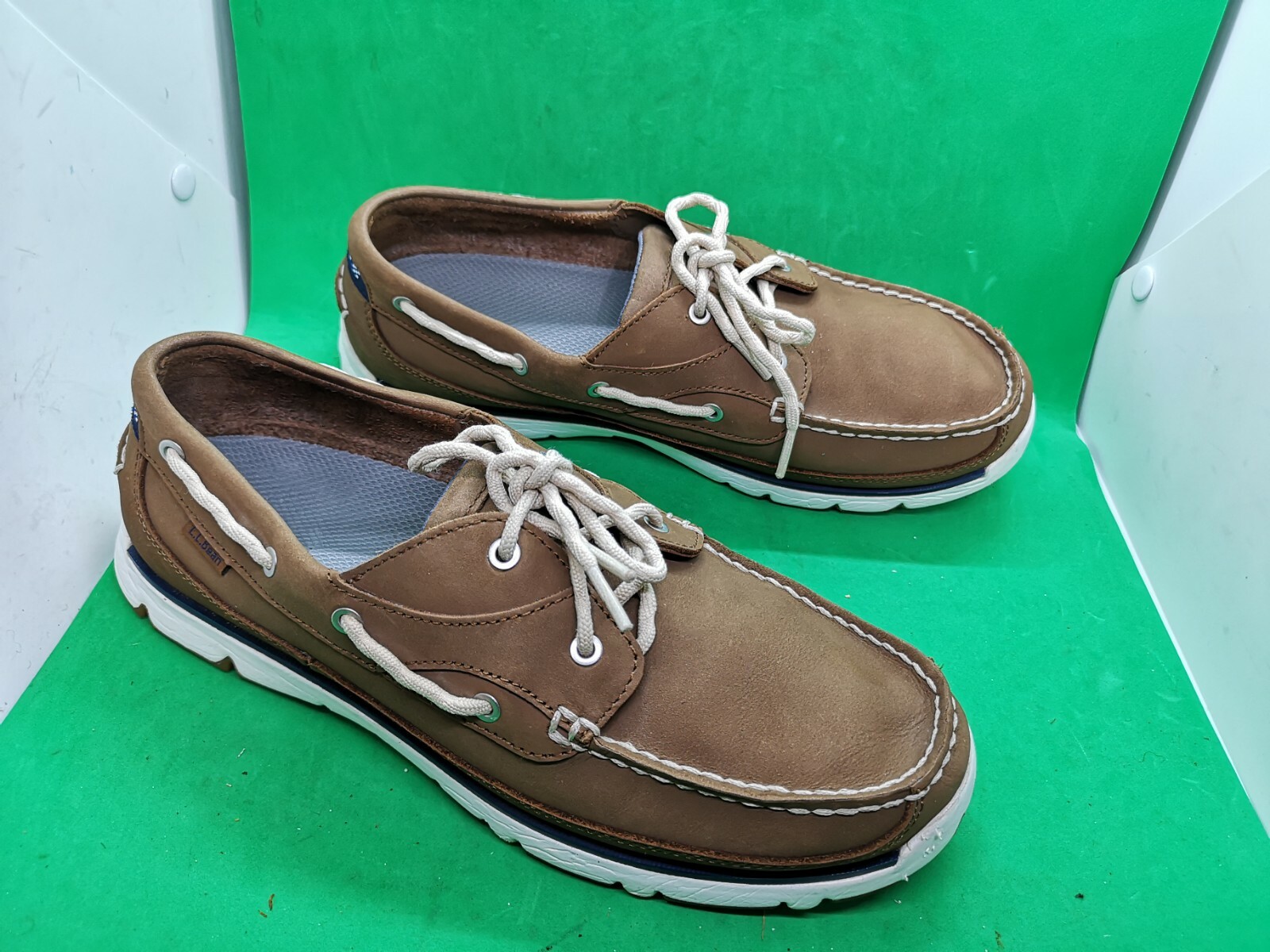 L.L Bean Men’s Moccasins Camp Moc 71341 Boat Loafer S… Gem