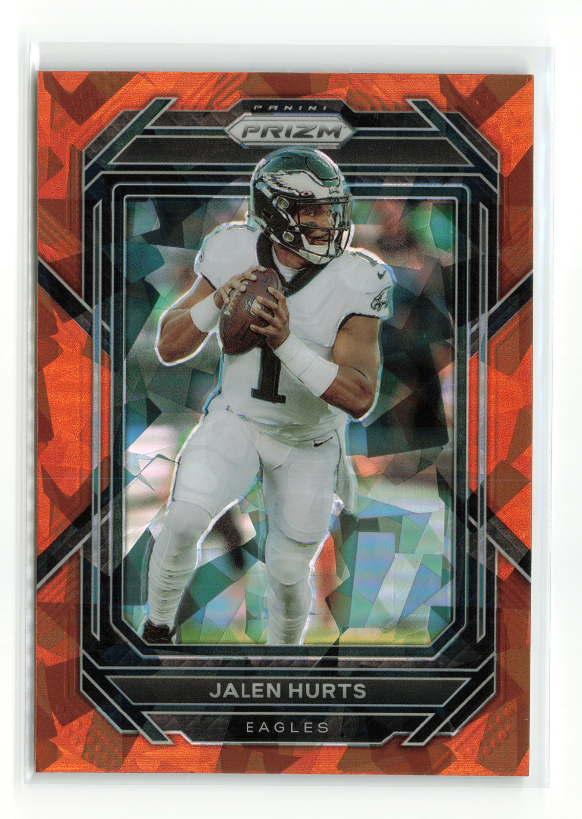 JALEN HURTS #234 2022 PANINI PRIZM EAGLES ORANGE ICE