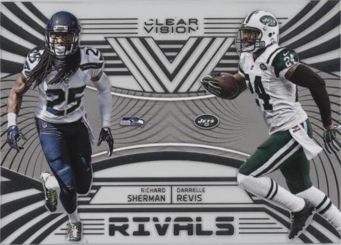 2016 Panini Clear Vision Darrelle Revis Richard Sherman #13 - 1 of 2