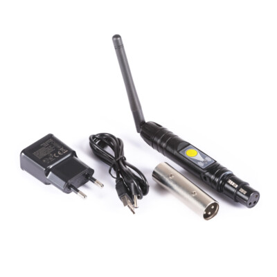 ETEC Wireless 2.4G Funk DMX Transmitter Sender & Receiver Empfänger Wifi DJ Show
