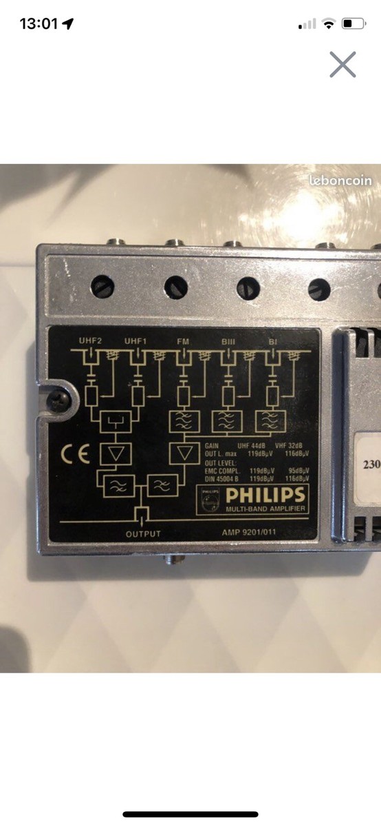 Antenne TV numérique SDV5120/12 | Philips