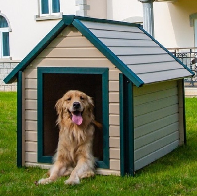 Large Dog House Plans Gable Roof Style Doghouse 90304G, Pet Size up to 150 lbs 610708151401 eBay