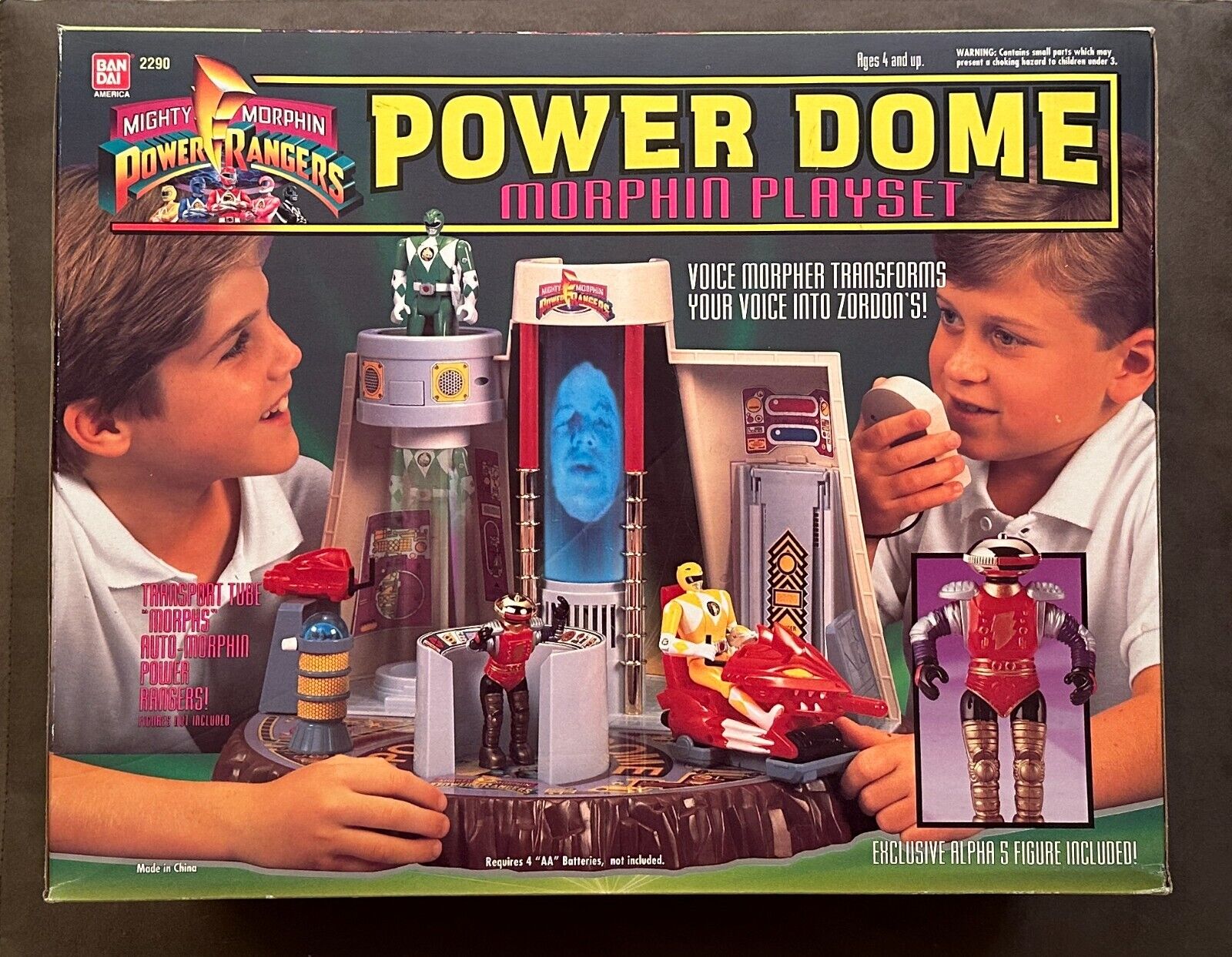 NEW SEALED Bandai Mighty Morphin Power Rangers 1994 Power Dome 2290 Command