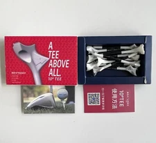 10 Golf Tees 10° Diagonal Insert Rhombic Golf Ball Holder Golf Training Ball Tee