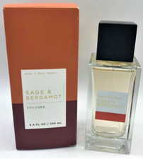 Bath  Body Works Men's Collection SAGE and BERGAMOT 3.4oz Cologne Spray for Men