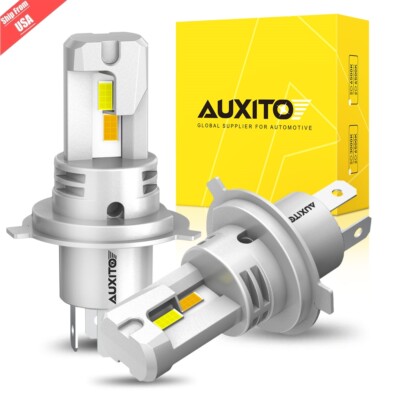 2X H4 LED Headlight 110W Dual Color Fog Light Bulb White&Yellow 3000K&6000K Lamp