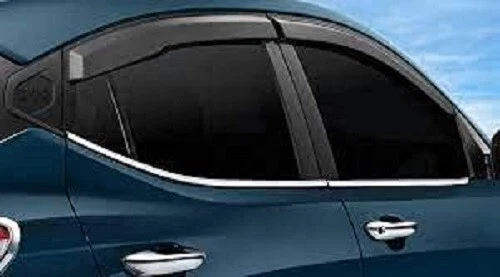 Visera de puerta de viento de lluvia de coche ventana irrompible para Hyundai Grand I-10 Nios 4 piezas Foto 2 de 3