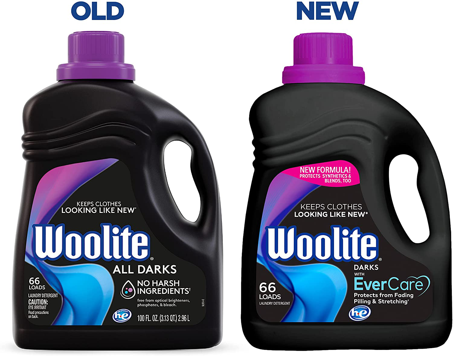 Woolite All Darks Liquid Laundry Detergent Black Clothes Jeans Washers