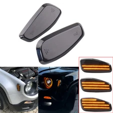 LED Dynamic Side Marker Light Indicator For Jeep Renegade (BU) 2014-2021