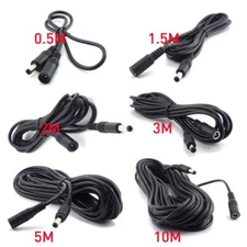 0.5M/2M/5M/10M 12v DC Male female Power connector extension cable wire Adapter