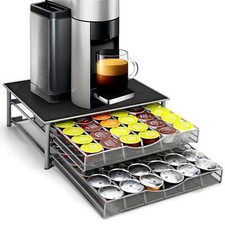 Vinsani 72 Capsules Coffee Pod Storage Drawers for Dolce Gusto Coffee Pods 