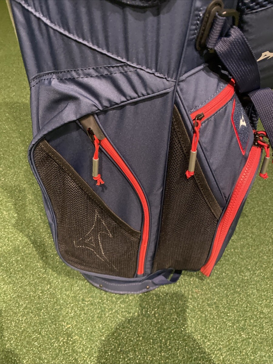 Mizuno K1-L0 Golf Lightweight Stand Bag New (Blue, White Mizuno K1-L0 Golf Lightweight Stand Bag New (Blue, White
