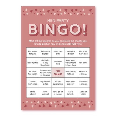 Printable Hen and Stag Party Games