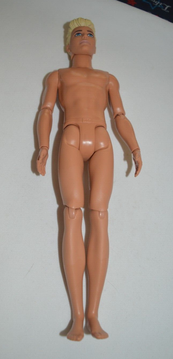BARBIE KEN NUDE ARTICULATED KEN DOLL FROM SURF'S UP MALIBU SET