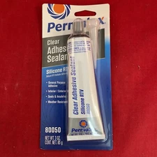 Permatex 80050 Clear RTV Silicone Adhesive Sealant 3 OZ TUBE  80050 (66B)