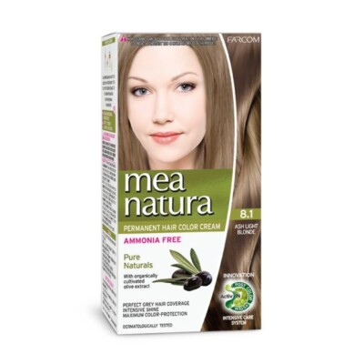 Mea Natura Amonia Free-8.1 Ash Light Blonde