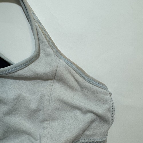Nike Vintage Women's Wireless Unpadded Cross Sports Bra Size Small Blue Yellow - Bild 12 von 13
