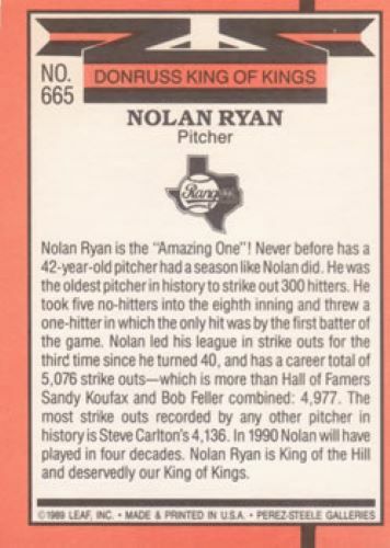 Nolan Ryan Buy 1-50% Off 2nd Mets Angels Astros Rangers 1989-1994 108 Available - Picture 50 of 142