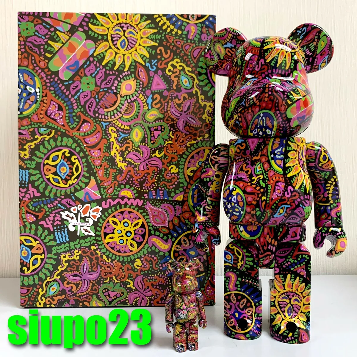 BE@RBRICK PSYCHEDELICPAISLEY 100％ & 400％