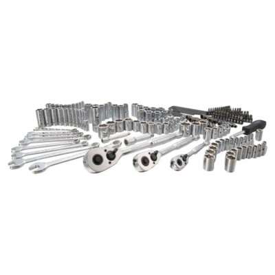 Stanley 201-PC Mechanics Tool Set Sockets Wrenches Screwdriver Durable Case NEW