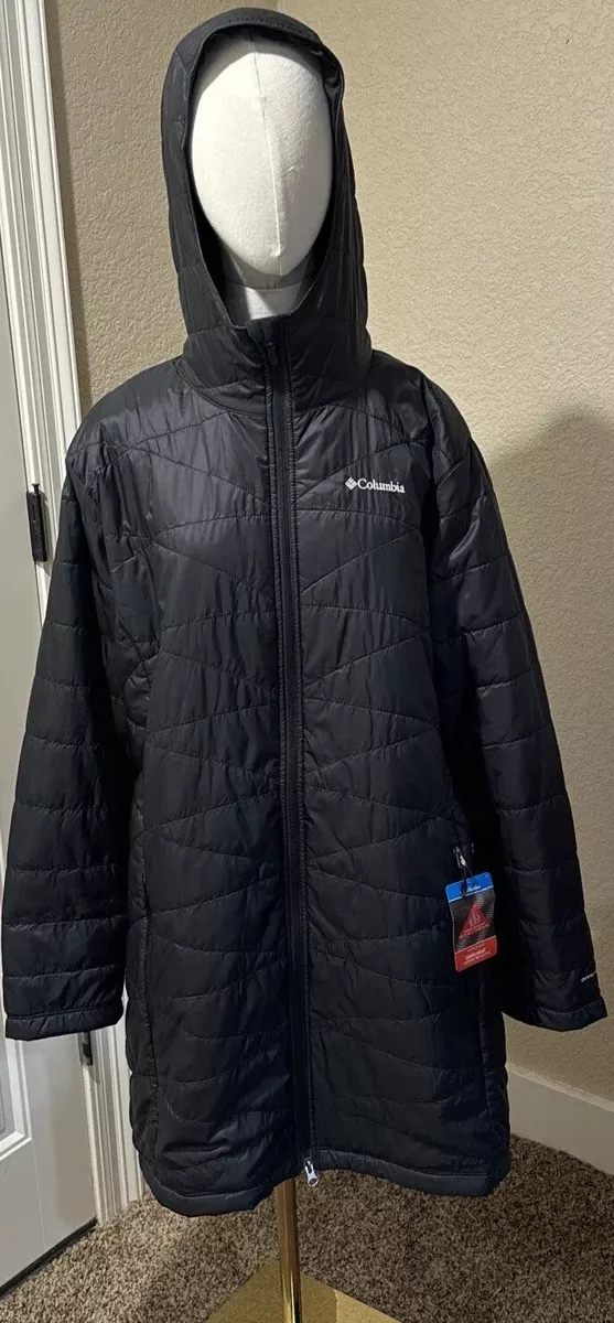 Columbia Womens Mighty Lite Hooded Jacket 2X Thermal Reflective