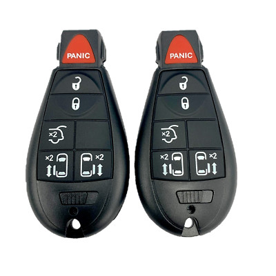 2 New Replacement Keyless Entry Remote Key Fobs Fobik 6 Button IYZ-C01C